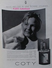 PUBLICITE COTY EAU DE COLOGNE
