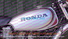 CONVIENT POUR RÉSERVOIR ESSENCE HONDA XL 250 SILVER STEEL 1972-77 + BOUCHON R...