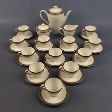 Service À Thé En Porcelaine Kerasee Porzellan Fabrik Blanc Or Collection Vintage