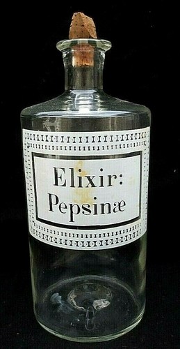 Ancien flacon pot pharmacie - ancien,