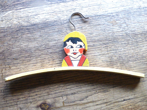 Ancien porte manteau enfant - ancien, en