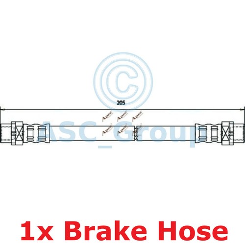 Apec braking 205mm disque - braking,
