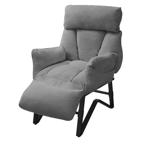 Fauteuil relax gris lin - fauteuil,