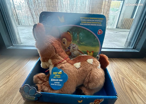 Doudou peluche bambi cm - bambi, 26