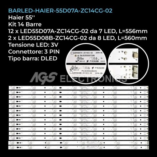 Kit barres led haier - barres,