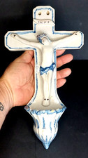 Important Benitier En Faience