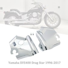 Cache-col de fourche pour Yamaha XVS400 XVS650 Drag Star V-Star 650 97-03 Chrome