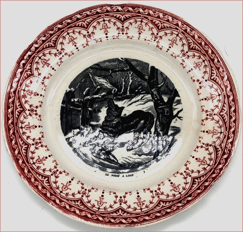 Sarreguemines assiette - sarreguemines,