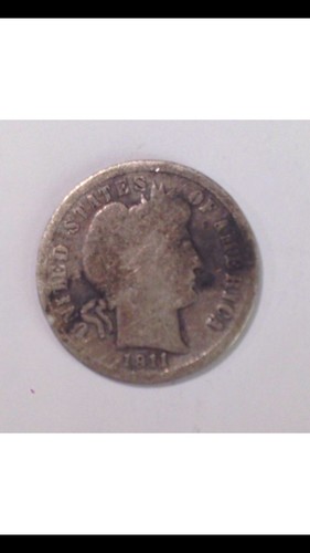 1911 barber dime - barber,