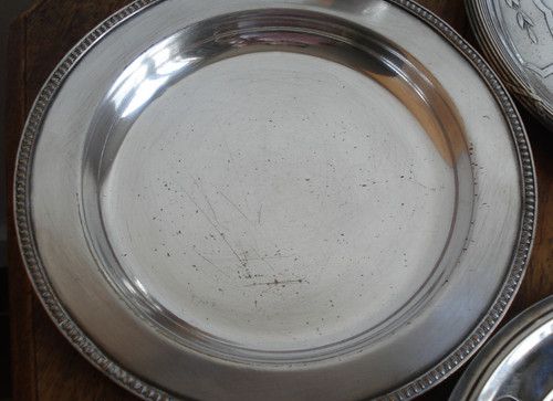 Lot métal argenté ancien - ,