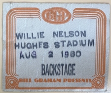 Willie Nelson 1980 Backstage