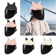 Casque de moto avec visière