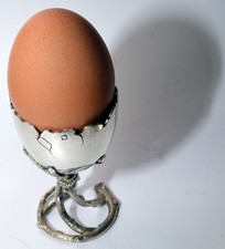 RARE COQUETIER  NATURALISTE EN ARGENT MASSIF POINCON MINERVE 1 ER TITRE 47 GR