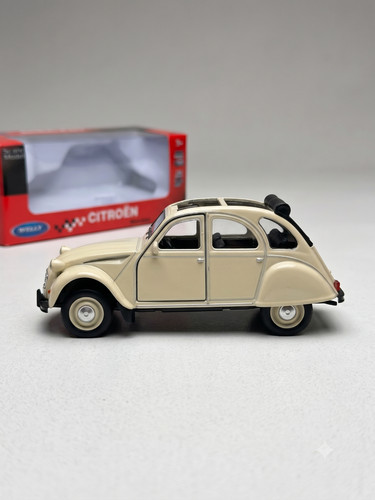 Citroën 2cv beige modèle - beige, –