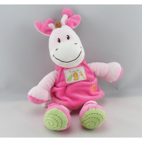 Doudou girafe robe rose - , soleil