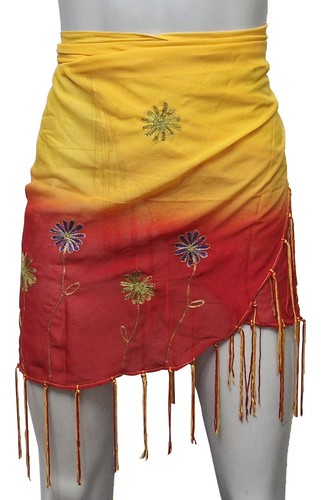 Jupe paréo femme - paréo, yellow