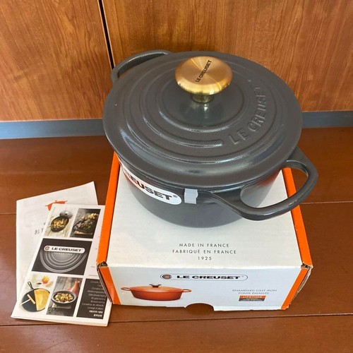 Creuset rond gris - gris, graphite