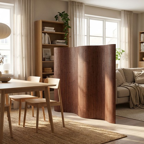 Paravent bambou marron - marron, foncé