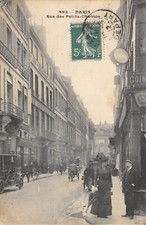 CPA 75 PARIS 2e LA RUE DES