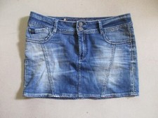 Mini jupe en jean occasion Le Temps des Cerises Taille 38 ( W28 )