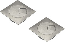 Kabeldurchlass Aluminium Argent Plastique Passe cable Ø 60 80 Carré