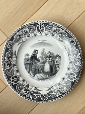 Ancienne Assiette Parlante en