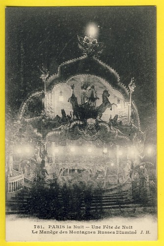Cpa paris fête - 75, nuit
