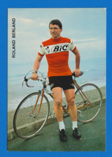 CYCLISME carte cycliste ROLAND BERLAND équipe BIC 1968