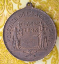 MEDAILLE DE CONSCRIT 