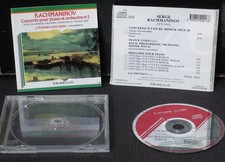 CD Rachmaninov France Clidat Zdenek Macal Ivan Drenikov  CD NM & BX M