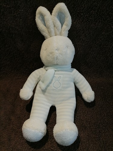 Doudou peluche lapin - , rayé