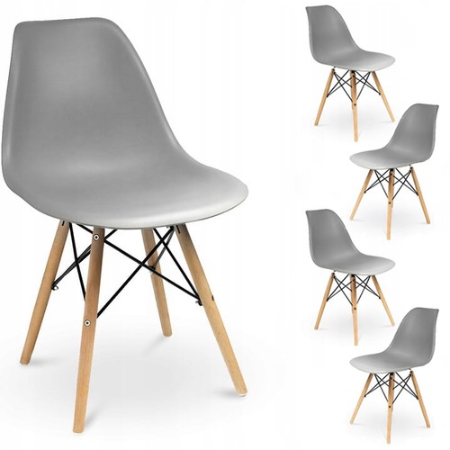 Chaises grises - chaises, ikea)