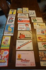 lot 20 buvards publicitaires anciens Epicerie (66) advertising blotters