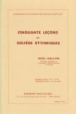 Cinquante leçons de solfège rythmique, deuxième recueil [Partition]