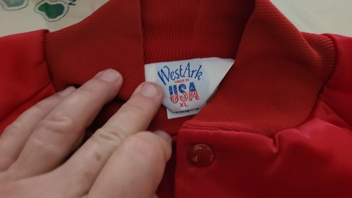 Rare blouson deadstock satin - blouson,