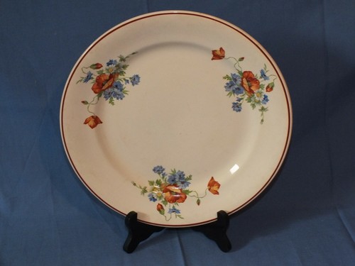 Plat rond vintage faïence - rond,