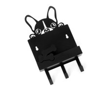 Hundegarderobe avec Nom Métal