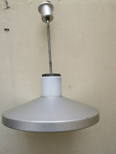 Lustre Scandinave année 1950 Bent Karlby aluminium opaline Bon état hauteur 55