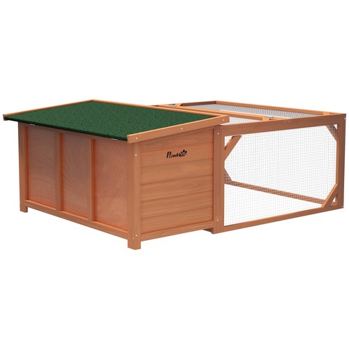 Pawhut clapier 125 5x100x49cm - pawhut, 125.5x100x49cm