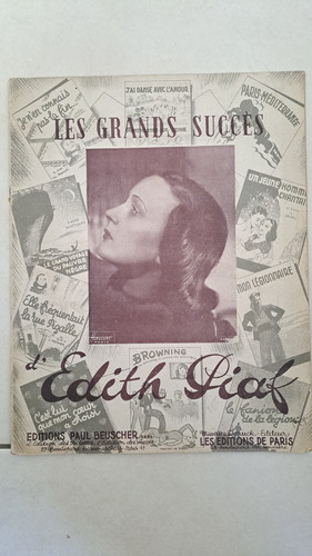 Recueil partitions edith - partitions,