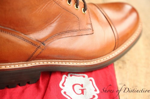 Chaussures bottes derby brogue