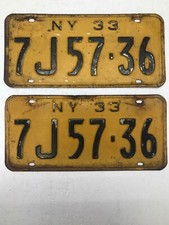 1933 33 NEW YORK NY LICENSE