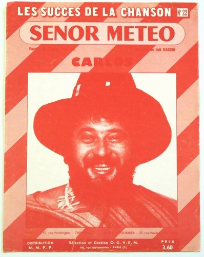 Partition vintage sheet music
