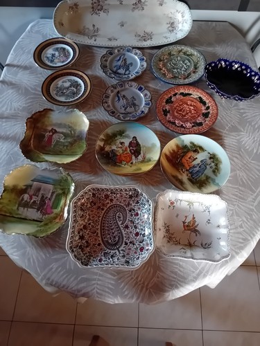 Lots plat assiettes de - de,
