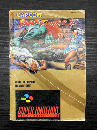 Notice seule street fighter - notice,