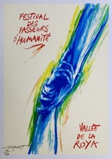 Ernest PIGNON-ERNEST - "Passeurs d'humanité", 2019, Sérigraphie originale signée