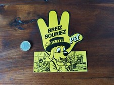 ANCIEN AUTOCOLLANT BREIZ SOURIEZ LA MAIN DE PIF SOURIEZ PIF EN BRETON