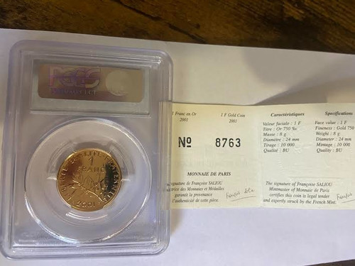 Franc 2001 - 1, or