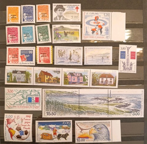 Timbres saint pierre - saint-pierre, et