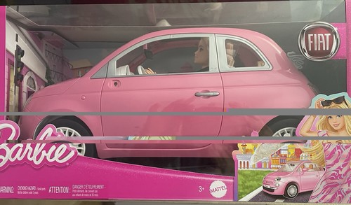 Voiture fiat rose avec - voiture, la